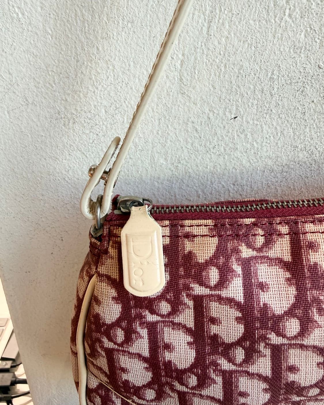 크리스찬 디올 레드 오블리크 새들 숄더백  상품이미지3