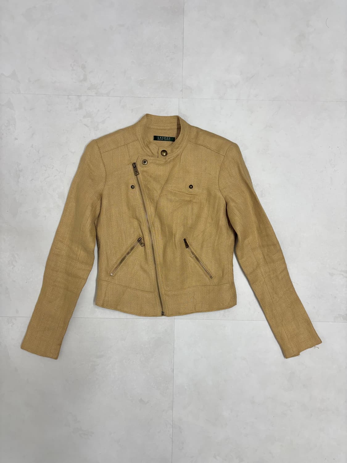 RL ASYMMETRIC LINEN JACKET 상품이미지8