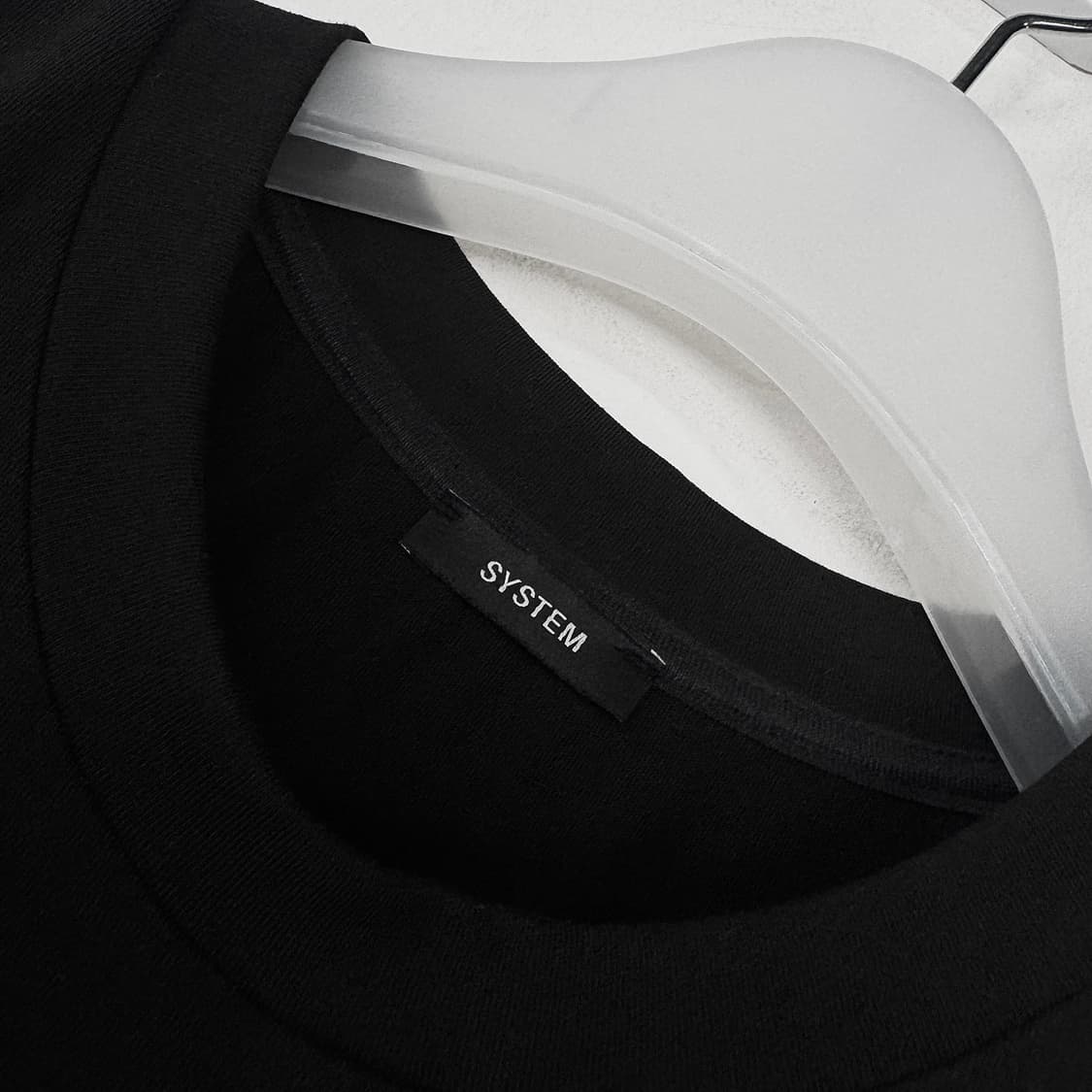 시스템 루즈핏 레터링 반팔 티셔츠 상품이미지3