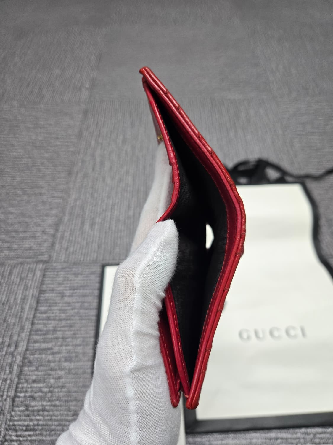 [특가][정품] 구찌 마몬트 마틀라세 반지갑 상품이미지6