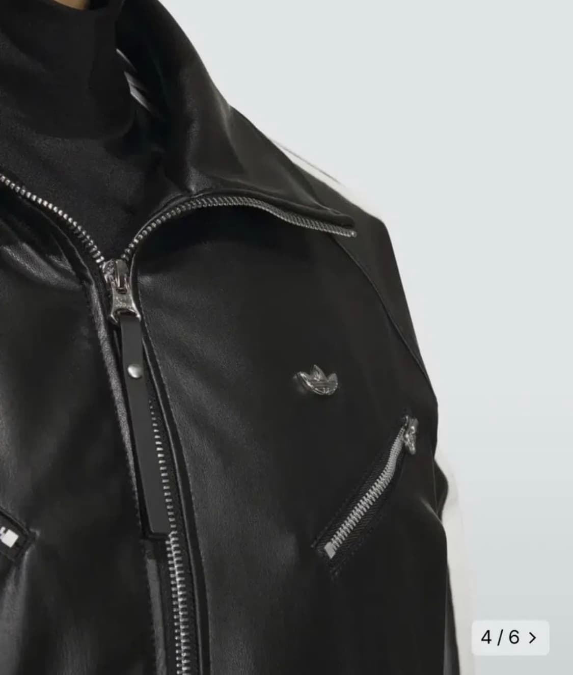 [베몬 치키타 착용] 아디다스 스포츠 모터사이클 레더 재킷 JD3778 상품이미지7