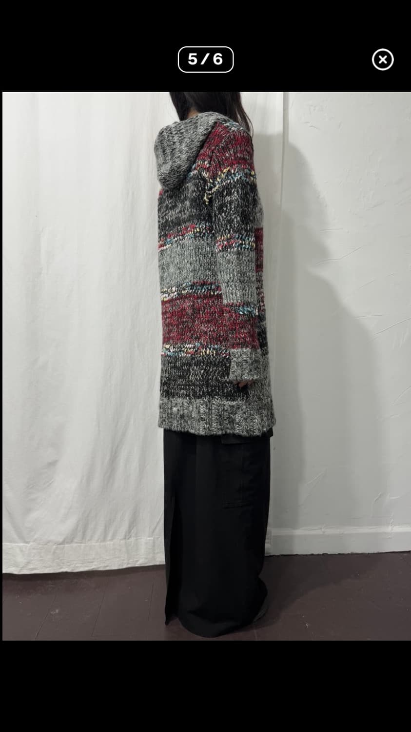 hood pattern cardigan 상품이미지5