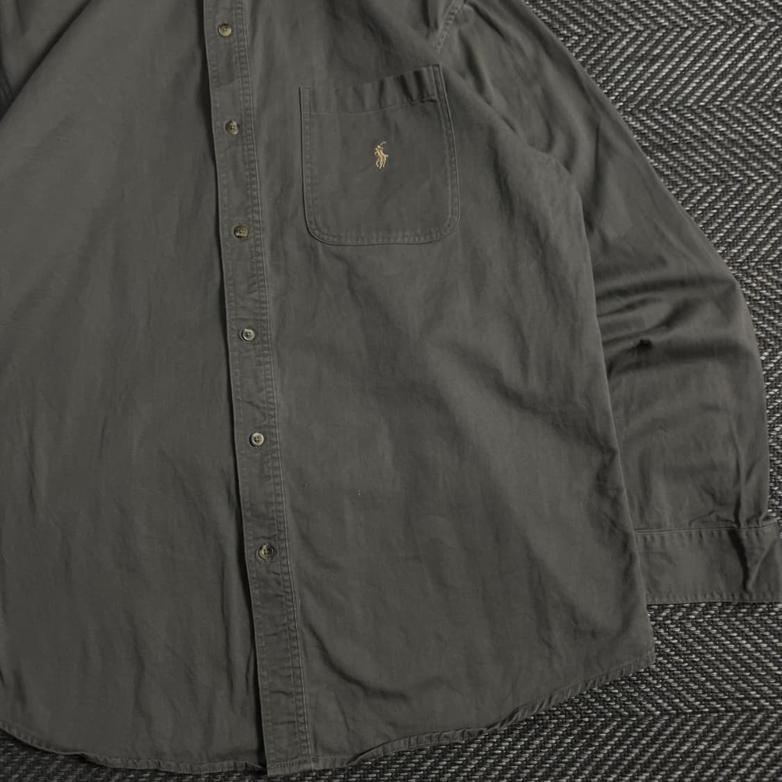 폴로 랄프로렌 포니 박시핏 카키 셔츠o 3817 상품이미지2