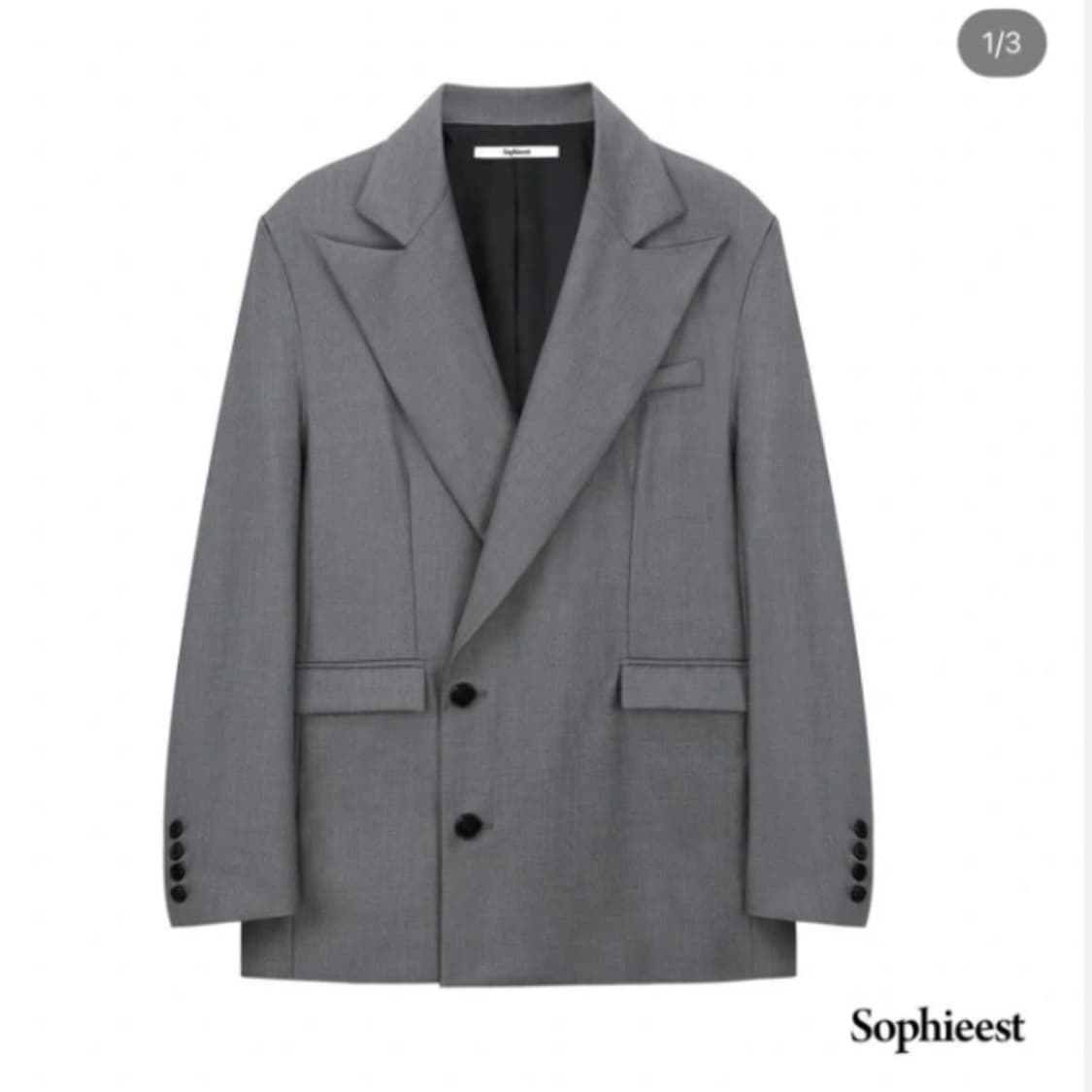 소피에 소피이스트 그레이 블레이저 자켓 정장 자켓  상품이미지1