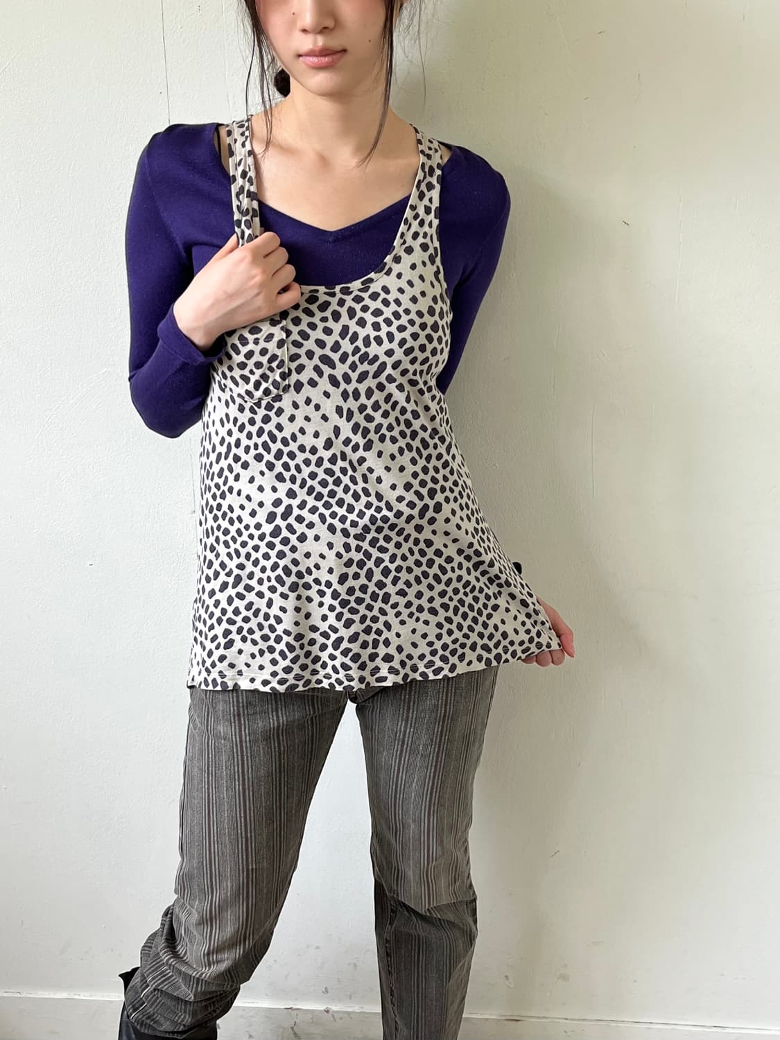 theory 레오파드 베스트 상품이미지3