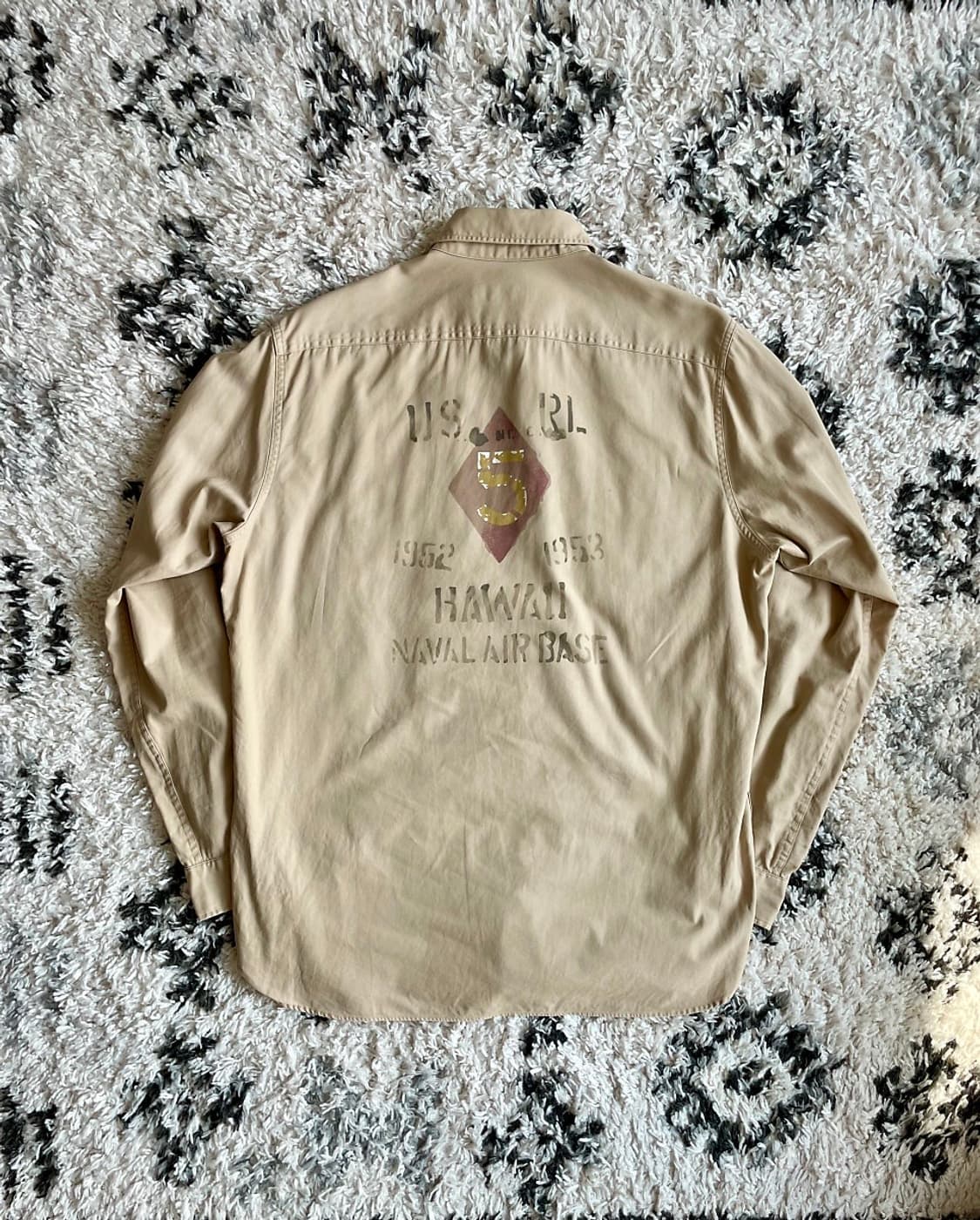 폴로 랄프로렌 하와이 해군 밀리터리 오피서 셔츠 상품이미지3