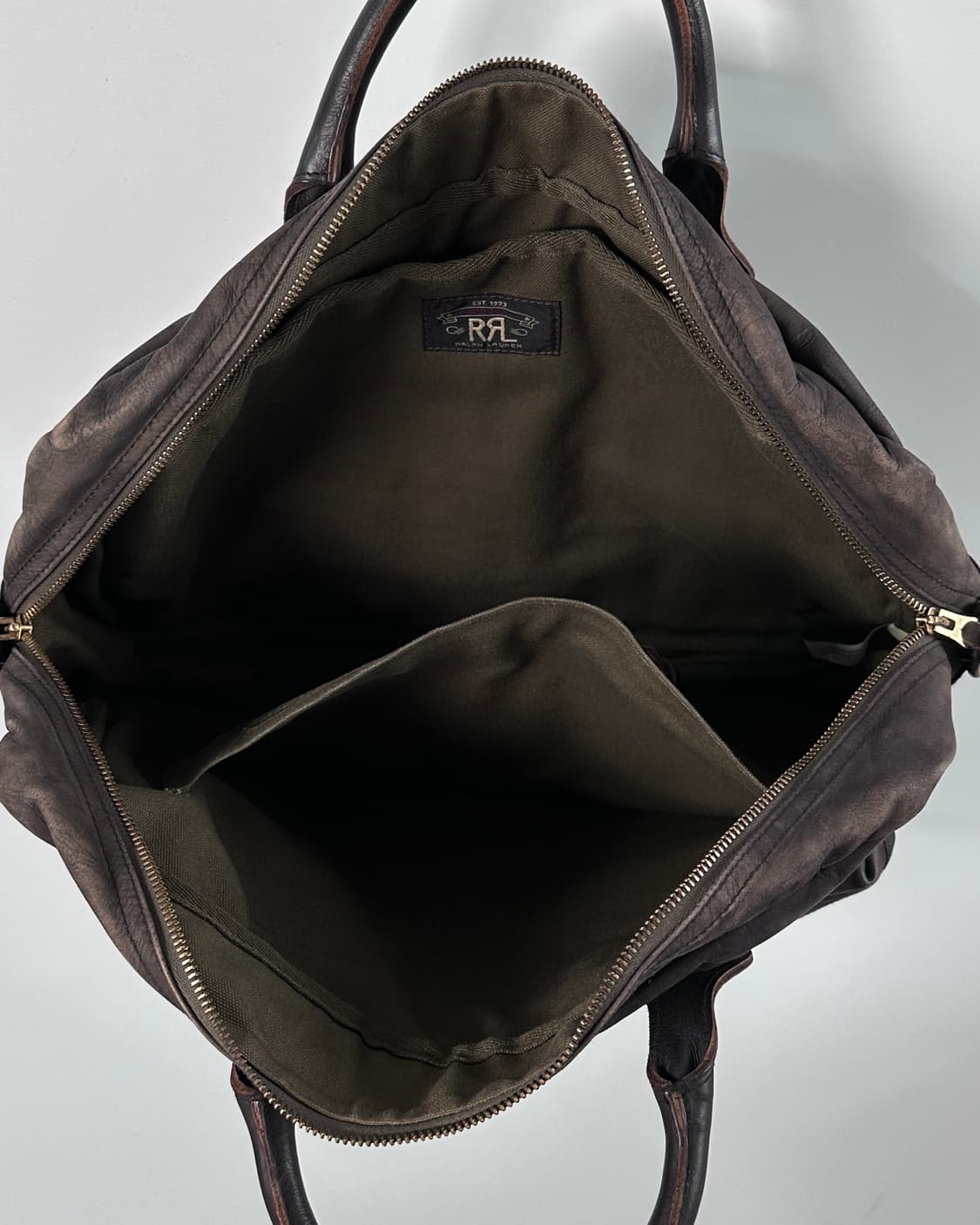 RRL 더블알엘 레더 브리프 케이스 (vac.2) 상품이미지4