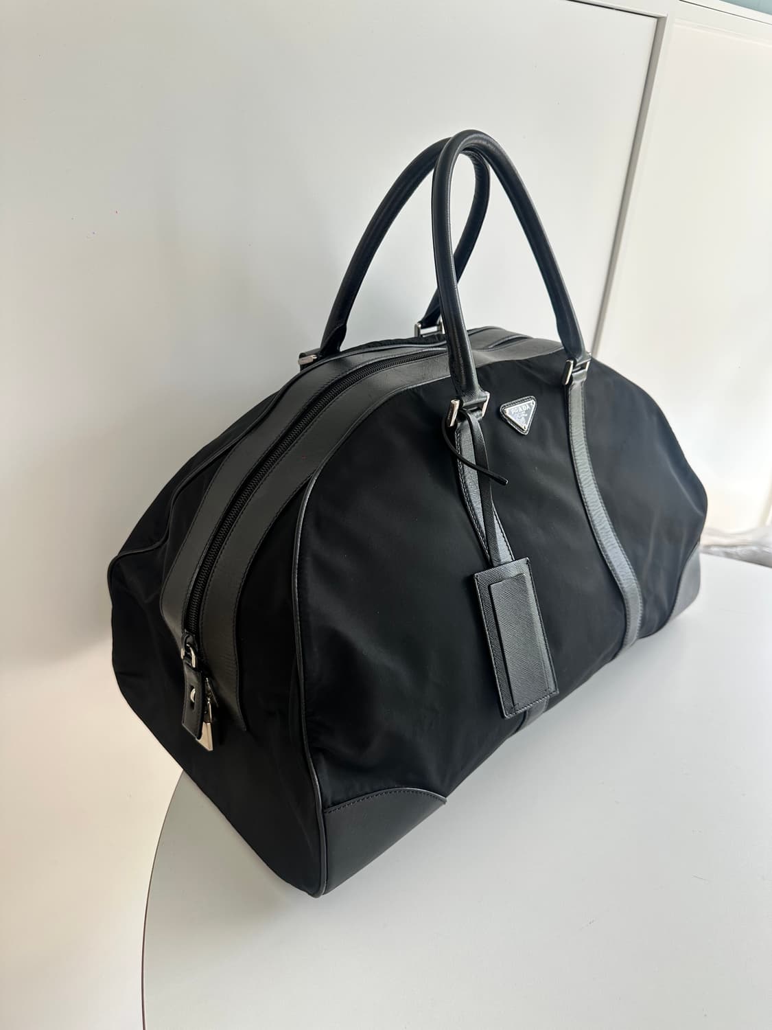 [PRADA] 프라다 나일론 X 레더 여행 골프 보스턴백
 상품이미지3