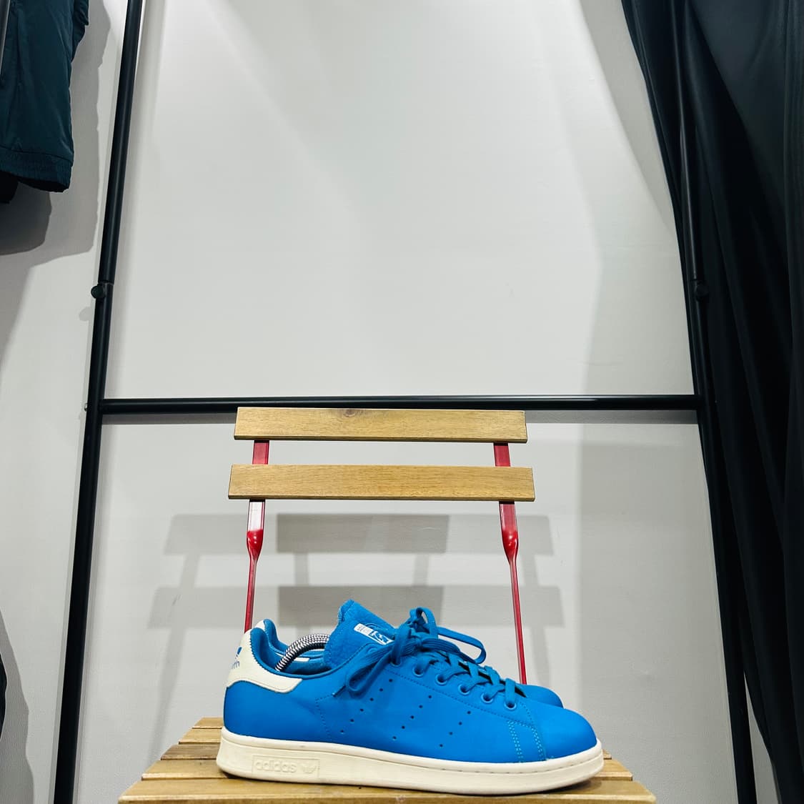 285) 아디다스 운동화 남성 남자 신블 스탠스미스 블루 상품이미지1