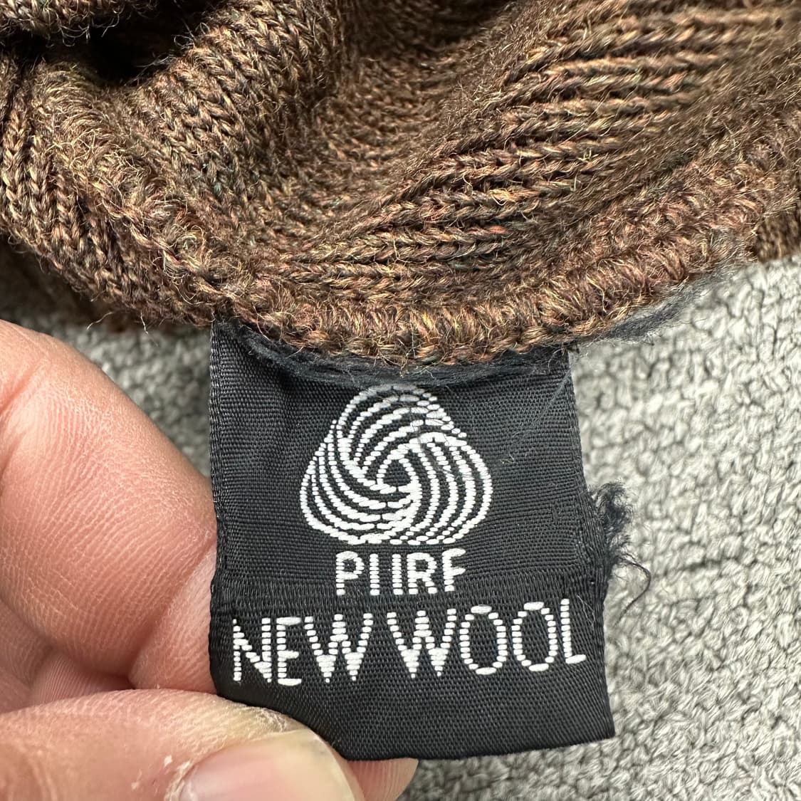 버버리 90s 코만도 가죽배색 가디건 상품이미지5