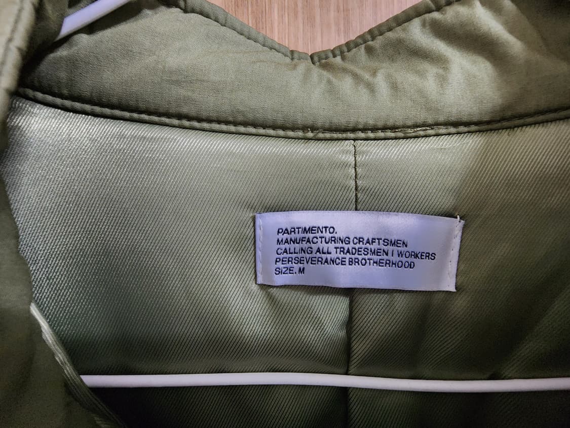 (M)파르티멘토 신슐레이트 패딩 M-65 피쉬테일 야상 상품이미지4