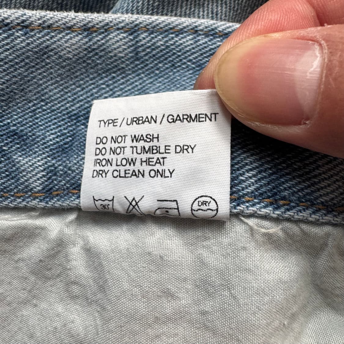 SLOGAN 일본빈티지 버뮤다 팬츠 보세 버뮤다팬츠 청반바지 XXL 35 상품이미지7
