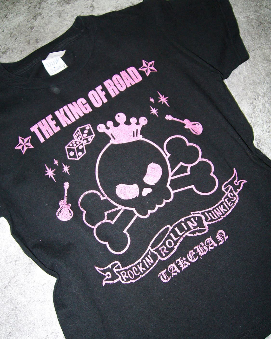 Black Skull  Printing Top 상품이미지3