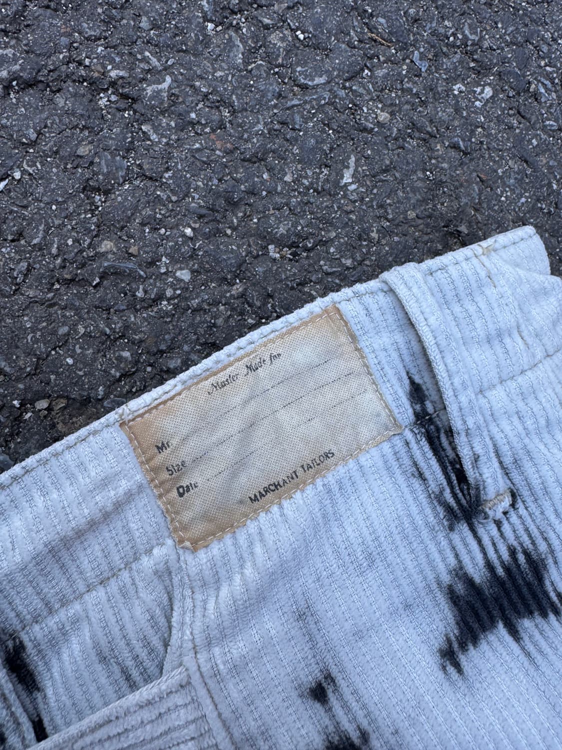 캐피탈 컨트리 타이다이 신치백 코듀로이 팬츠  상품이미지5