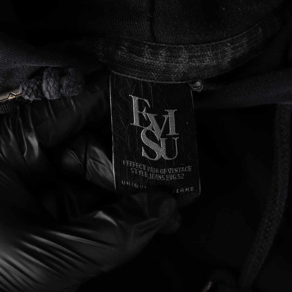 에비수 톤온톤 블랙 빅로고 후드티 XL 상품이미지6