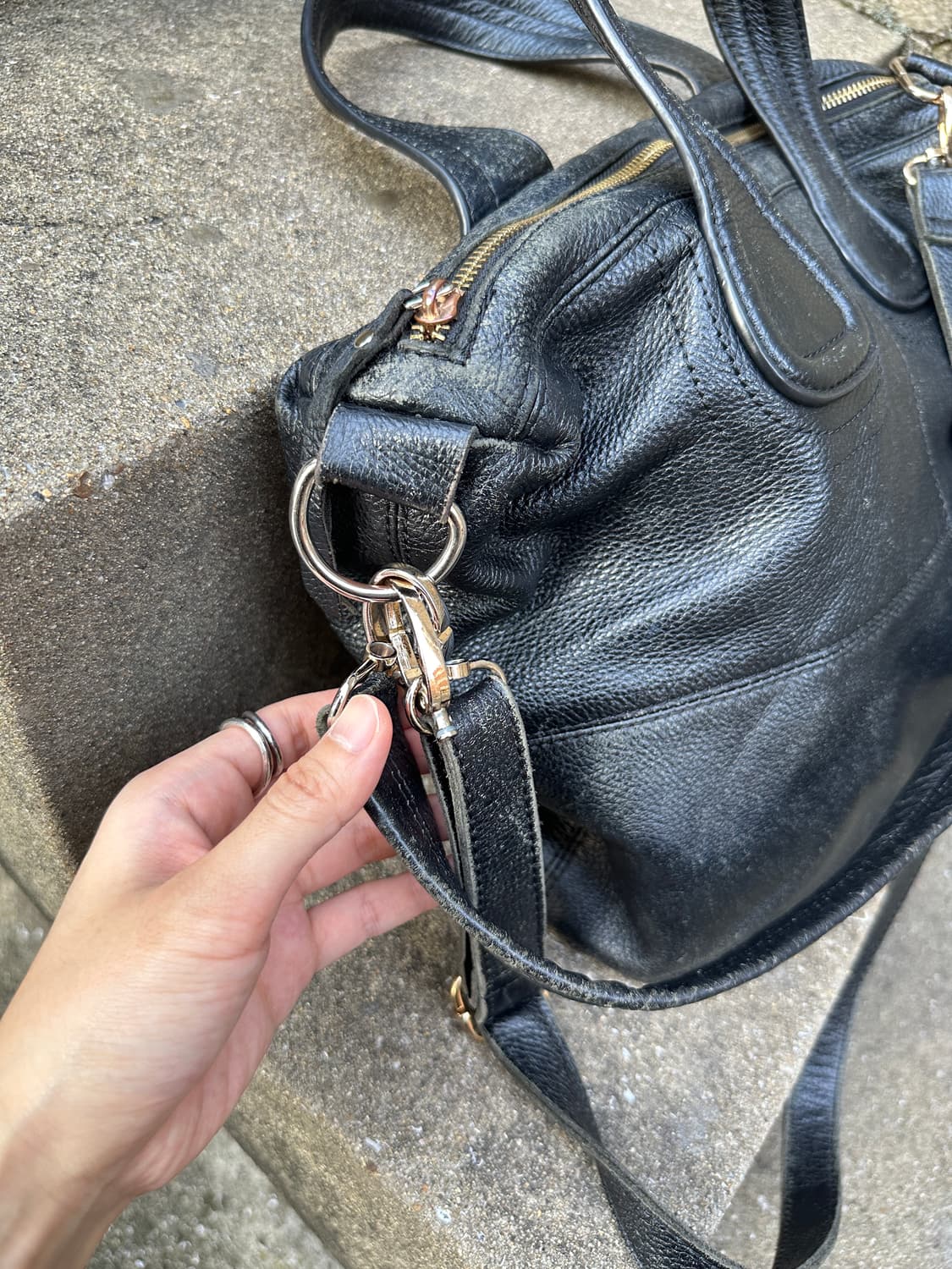 NONE vintage leather big bag 상품이미지2