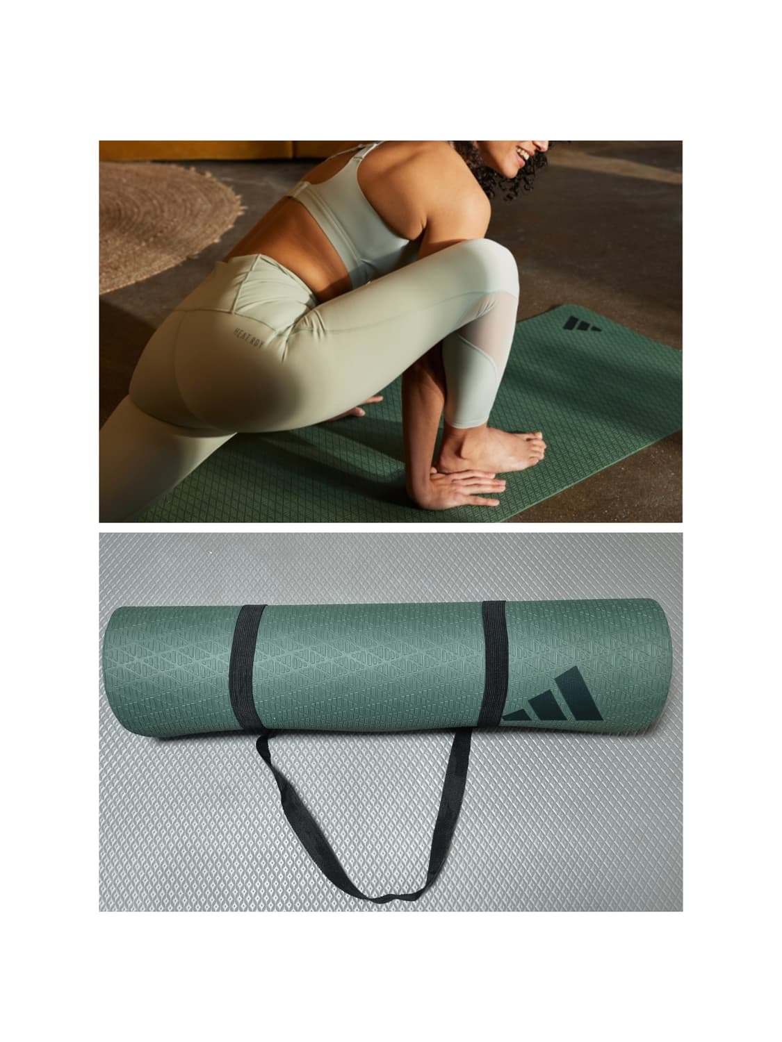 아디다스 TPE 요가매트 6mm 스트랩 포함 상품이미지1