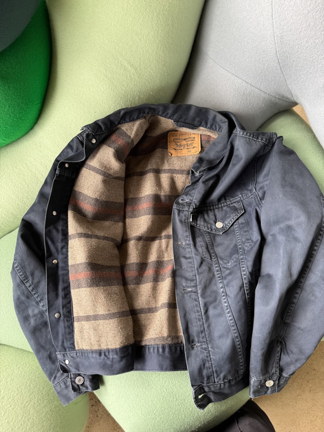 90s 리바이스 euro 트러커 자켓 상품이미지4
