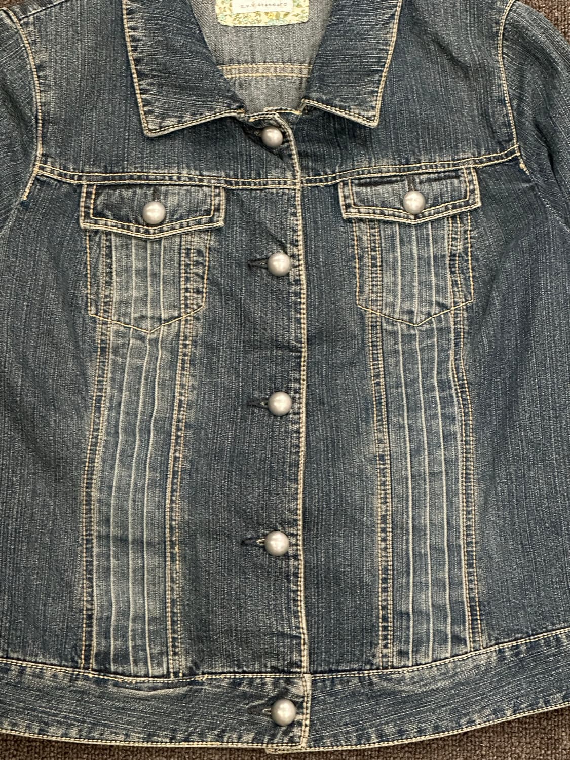 OS)Japanese vintage 여성 데님 자켓 상품이미지2