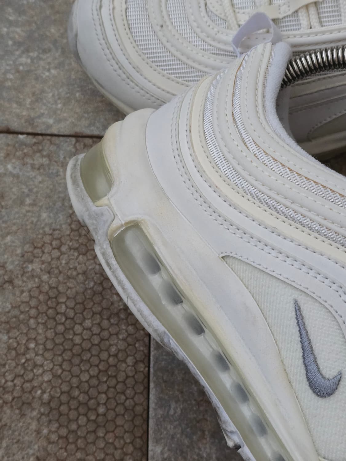 (260)나이키 에어맥스 97 트리플 화이트 상품이미지8