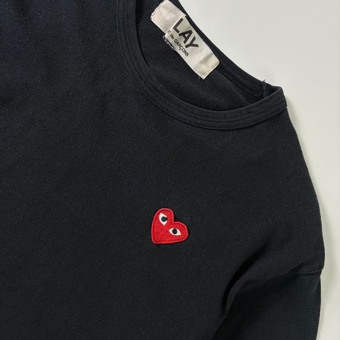 Comme des garsons  꼼데가르송 하트와펜 블랙 반팔티셔츠   상품이미지2