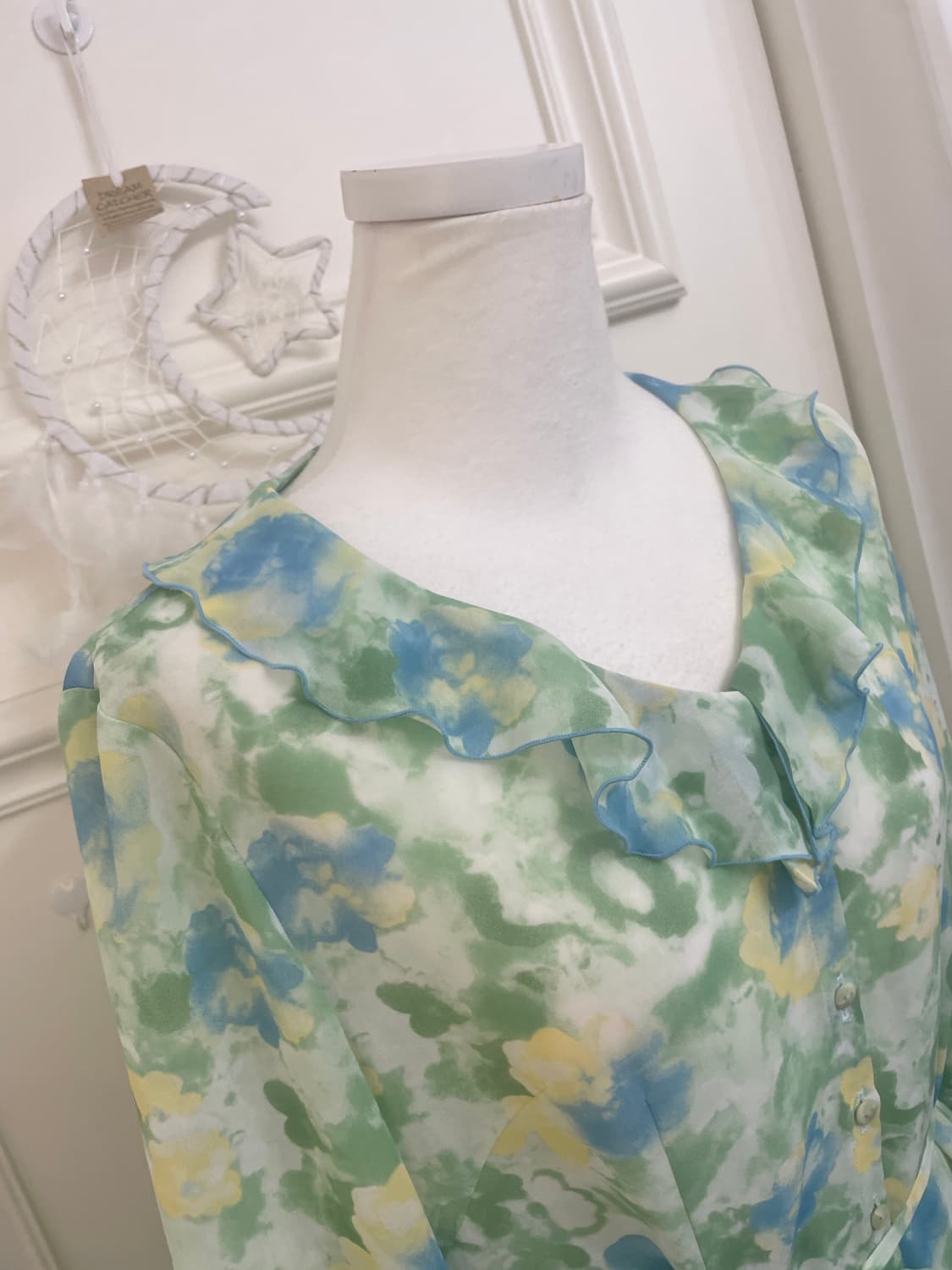 green blue water flower ruffle set-up 상품이미지6
