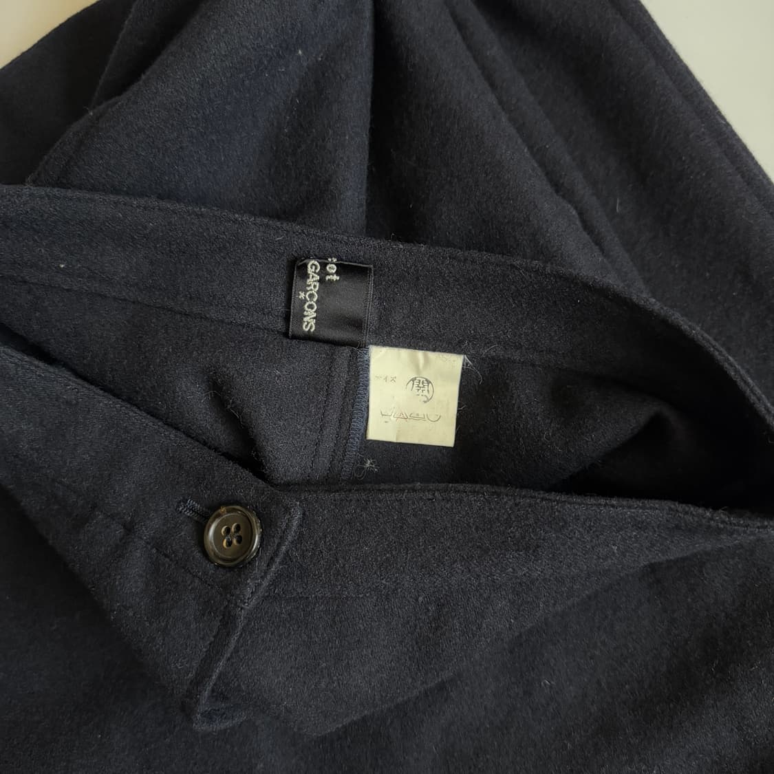 꼼데가르송 트리콧 울스커트 상품이미지6