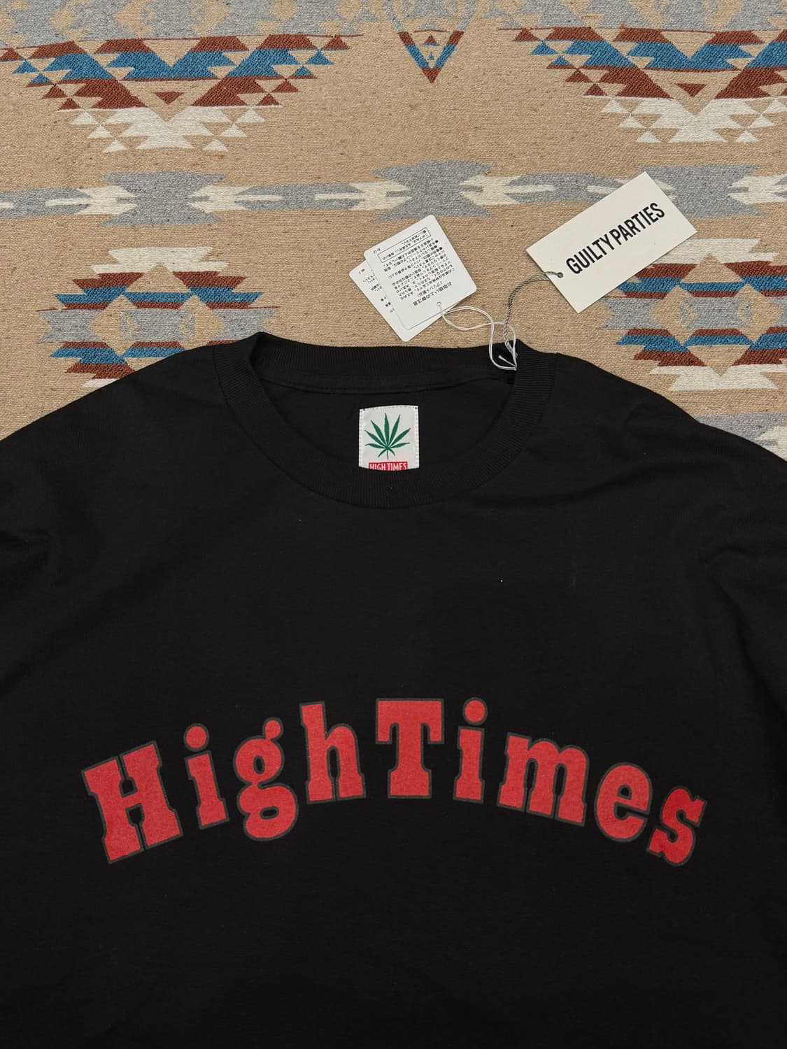 [XL] 와코마리아 x 하이타임즈 헤비웨잇 롱슬리브 블랙  상품이미지3