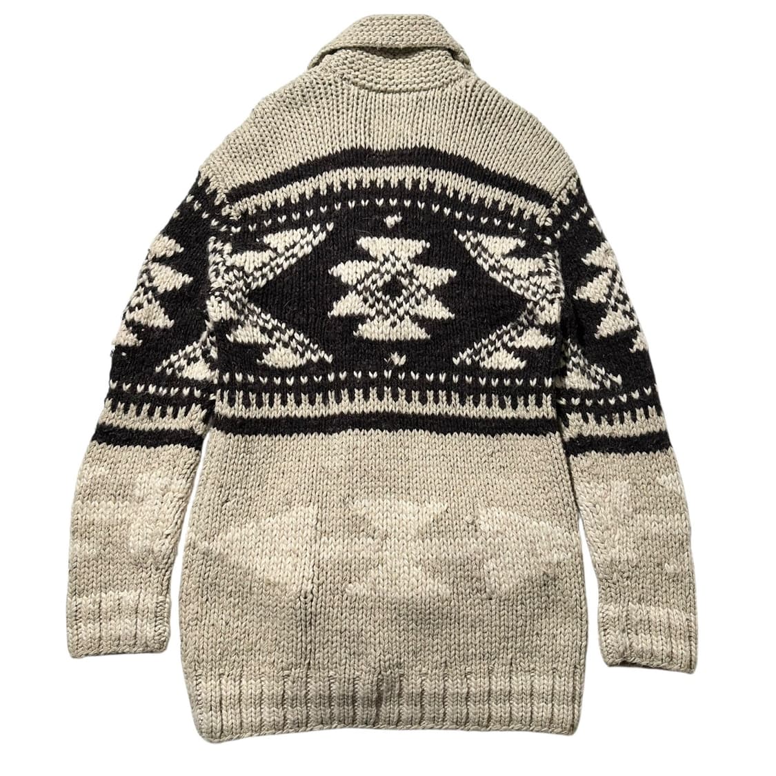 데님 앤 서플라이 랄프로렌 노르딕 코위찬 핸드 니트 숄카라 가디건 상품이미지2