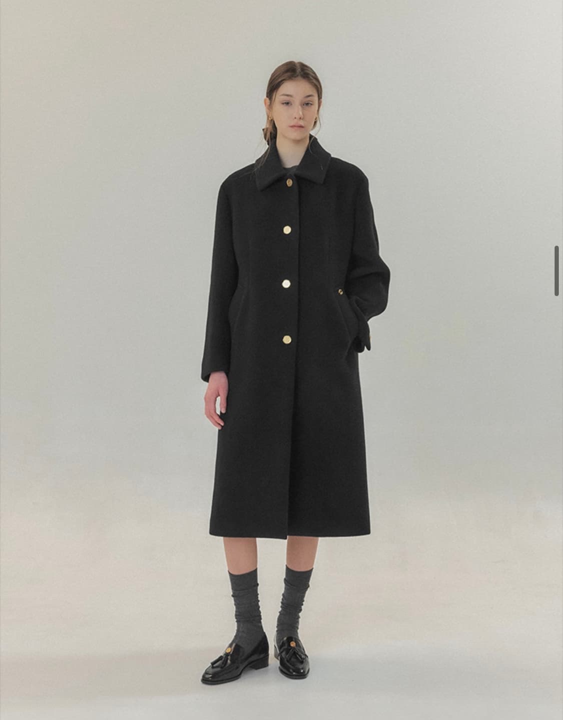 르메메 Chat Noir LongCoat Black 새상품 상품이미지5