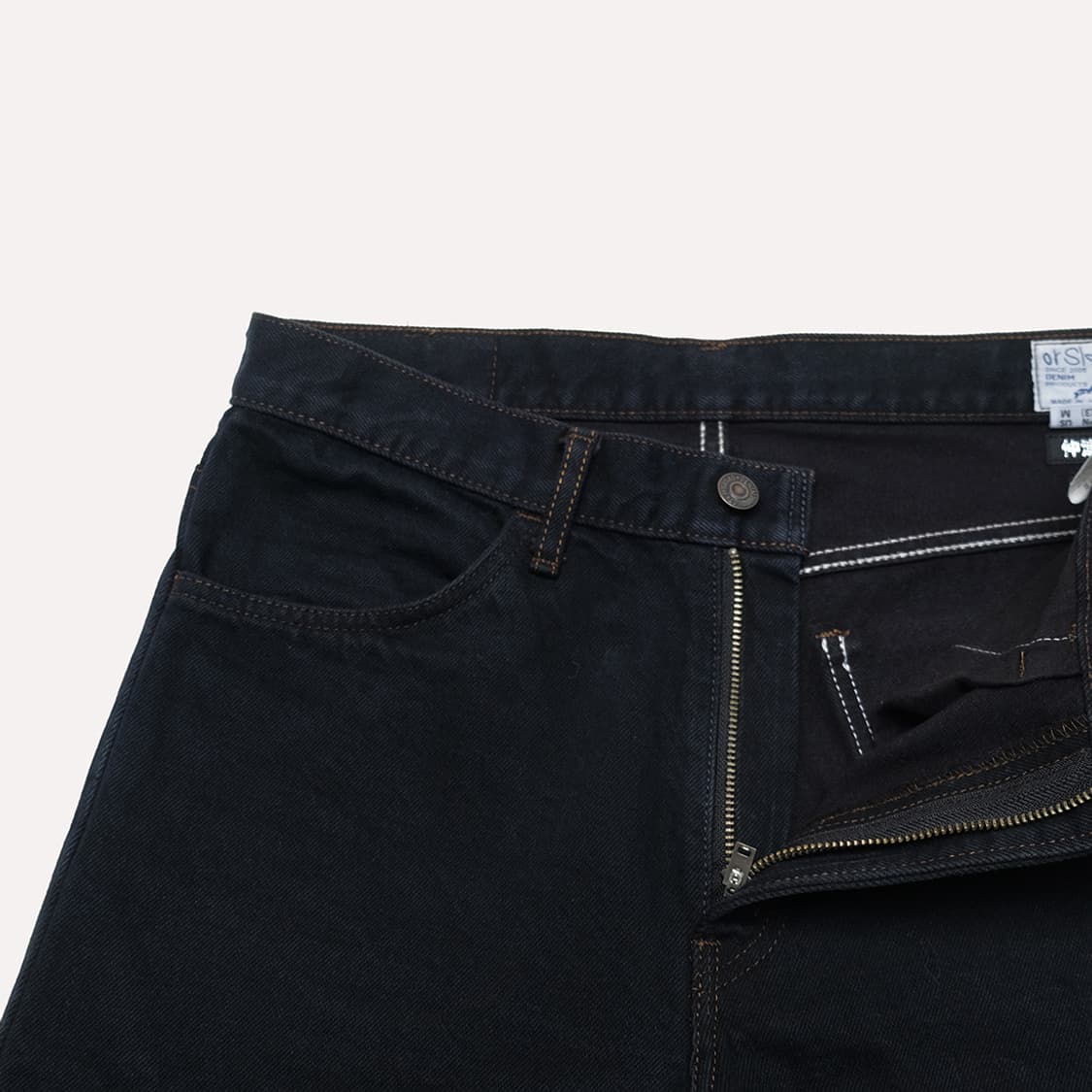 x IMA:ZINE 仲津3 boots cut black denim 상품이미지4