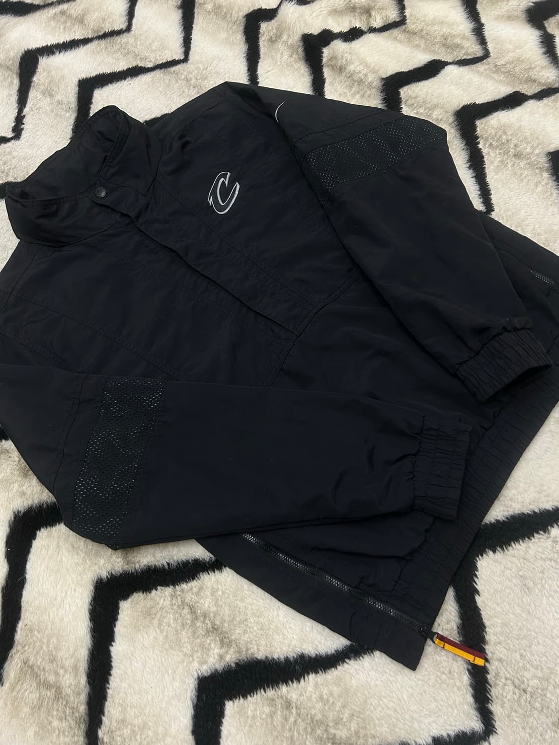 [M]나이키 NBA 클리블랜드 반집업 우븐 /블랙 상품이미지3