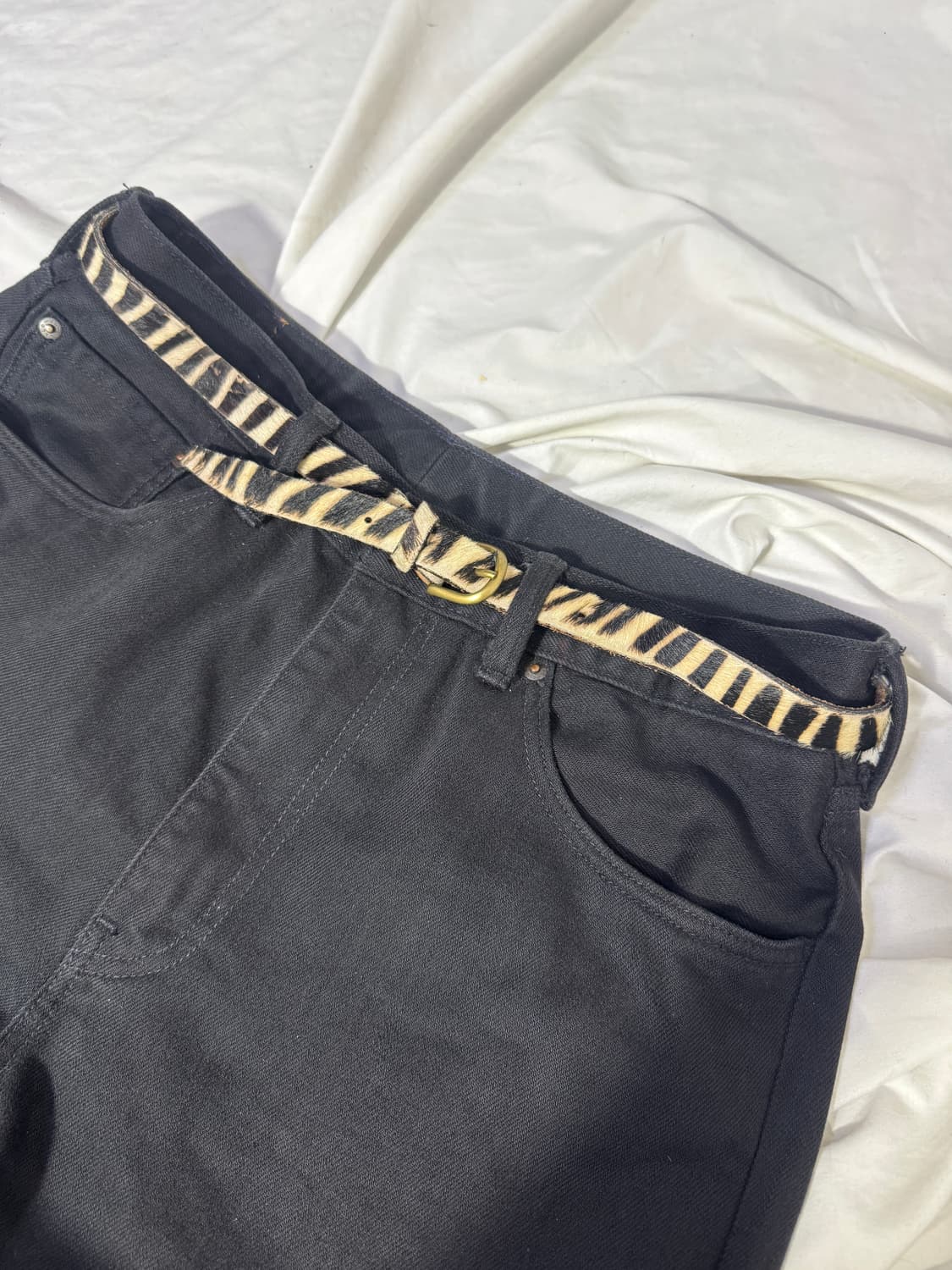 빈티지 애니멀 송치 벨트 상품이미지1