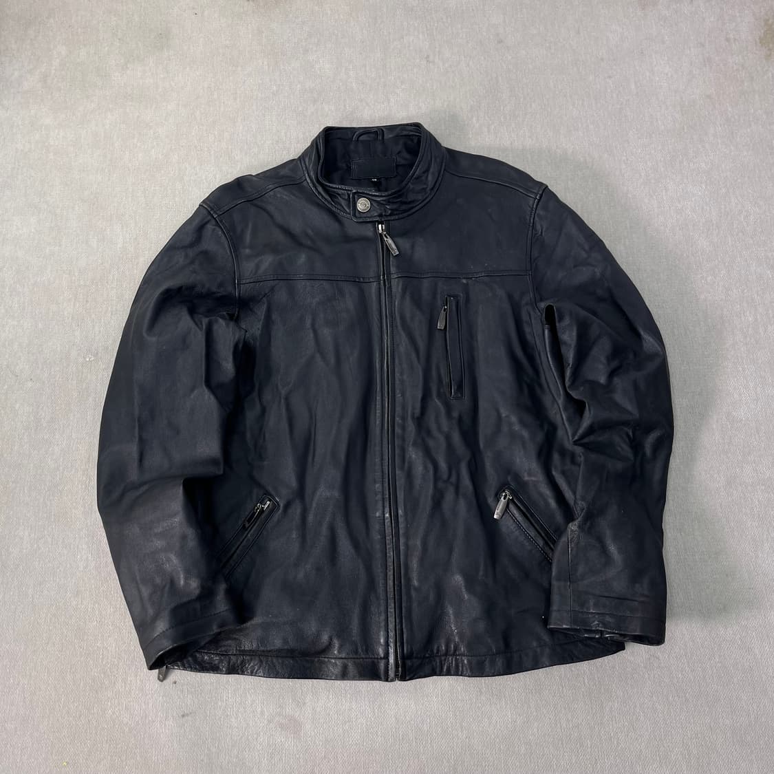 W 100 버버리 90s 램스킨 가죽 자켓 상품이미지1