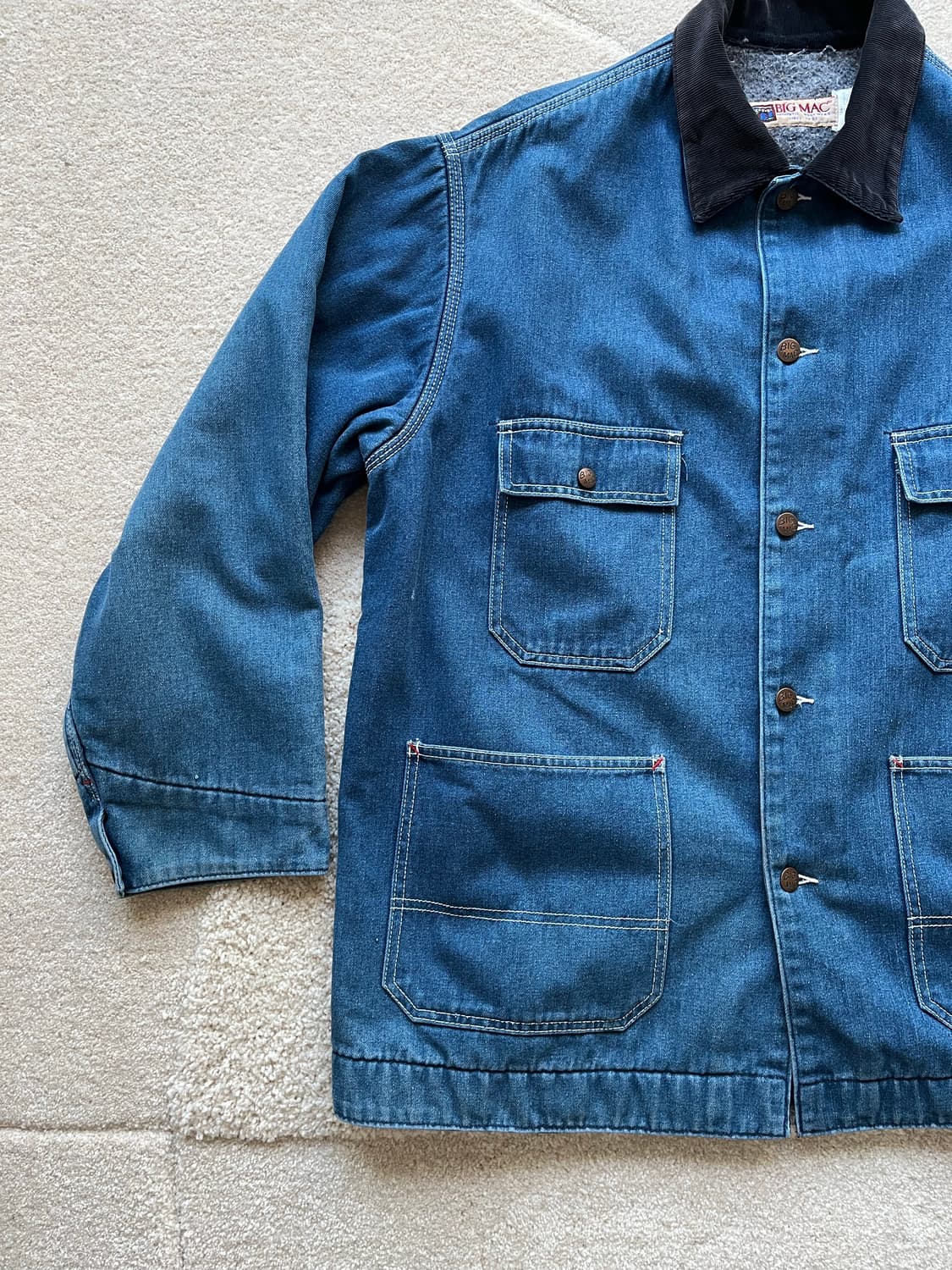 빅맥 울라이너 데님 초어 자켓 (105) 상품이미지4