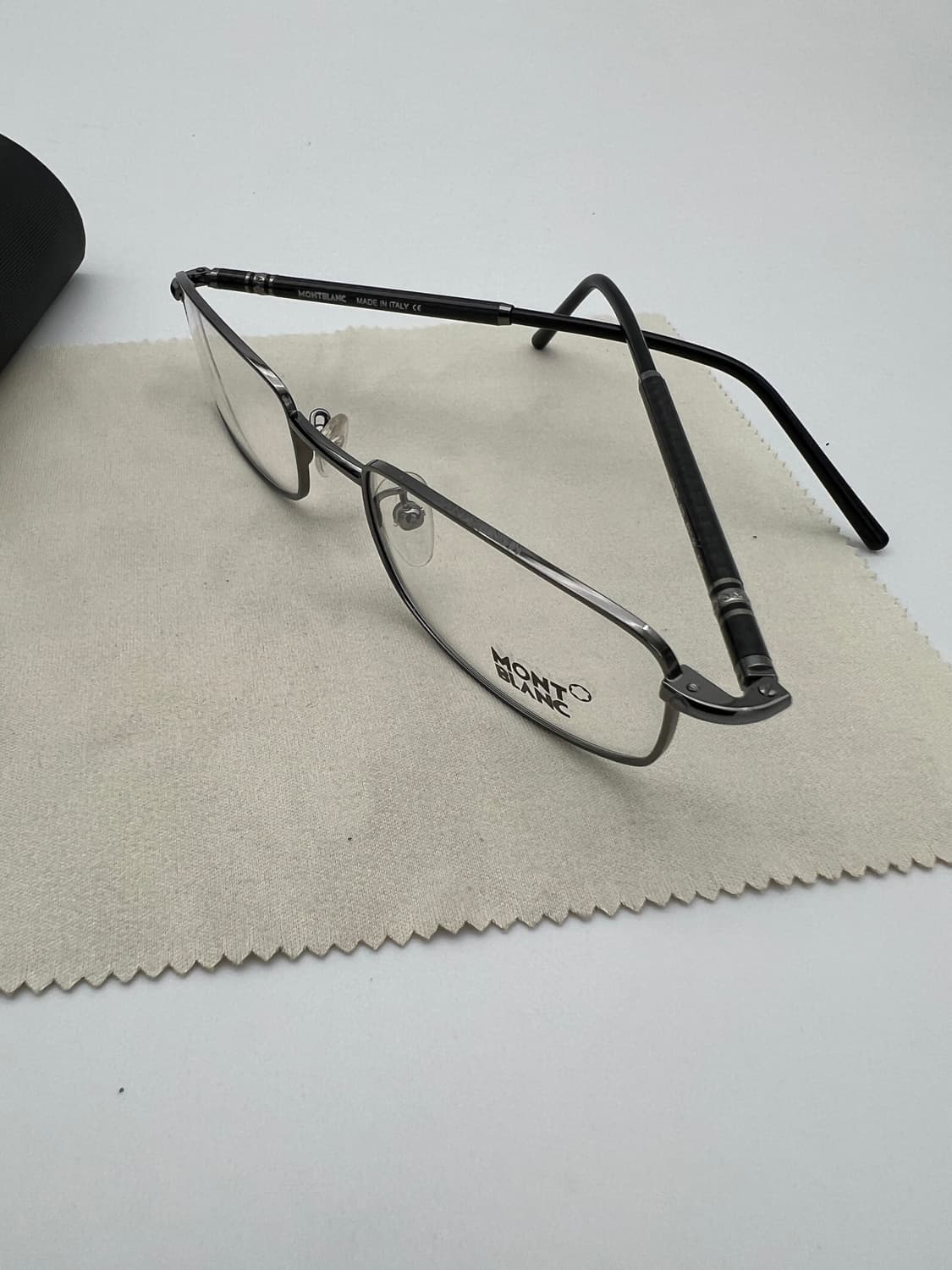 MONTBLANC 메탈 직사각 안경 MB 72 A36 상품이미지4