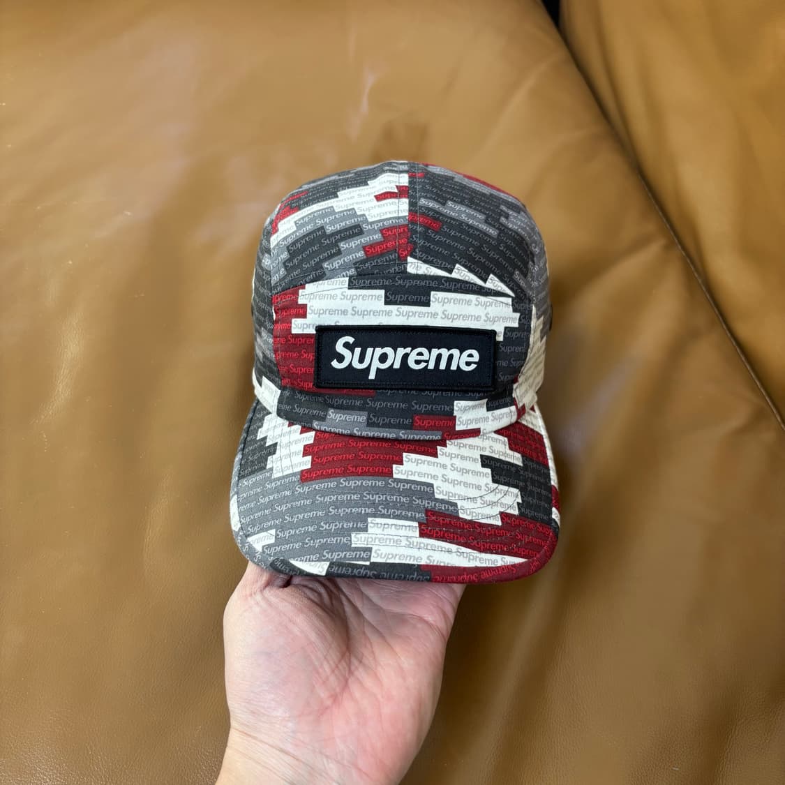 슈프림 캠프캡 모자 박스로고 21SS 밀리터리 카모 상품이미지2