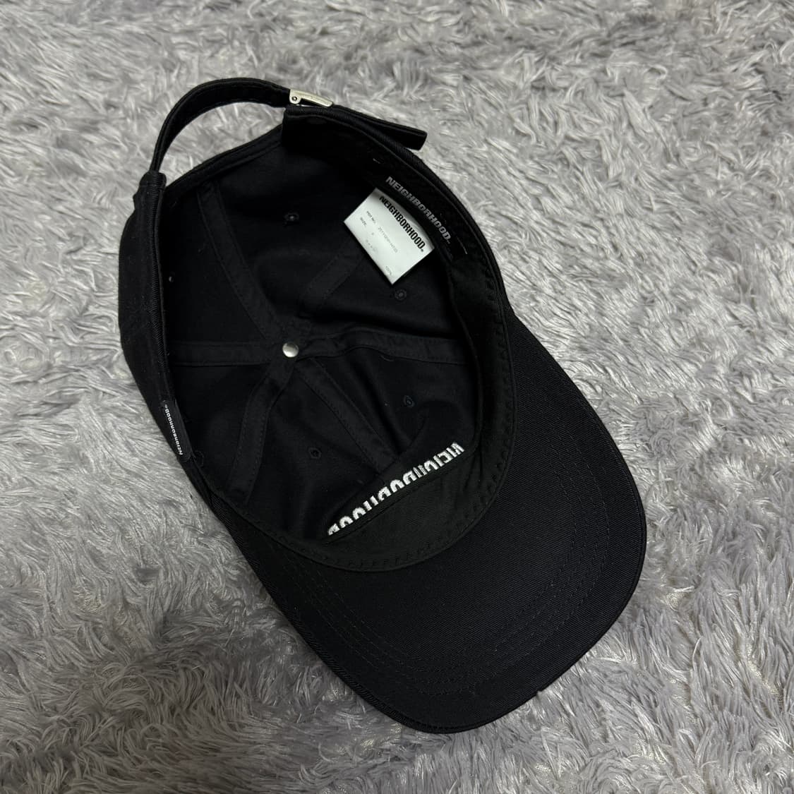 [F] 네이버후드 대드 캡 블랙 상품이미지2