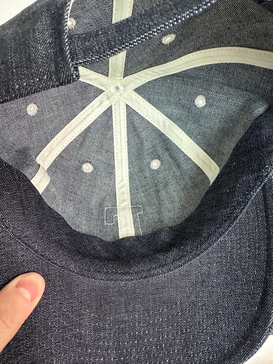 풀카운트 인디고 데님 볼캡 새상품 상품이미지3