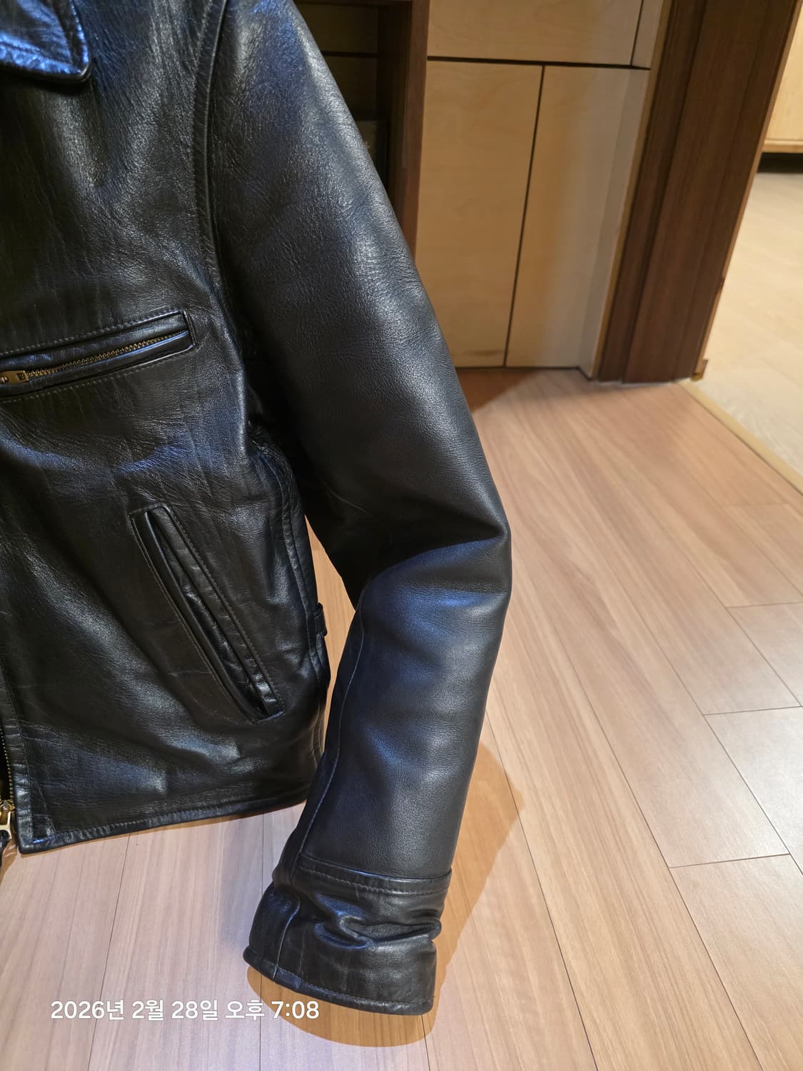 [Lost Worlds] 로스트 월드 호스하이드 가죽 자켓 (사이즈 38 상품이미지5