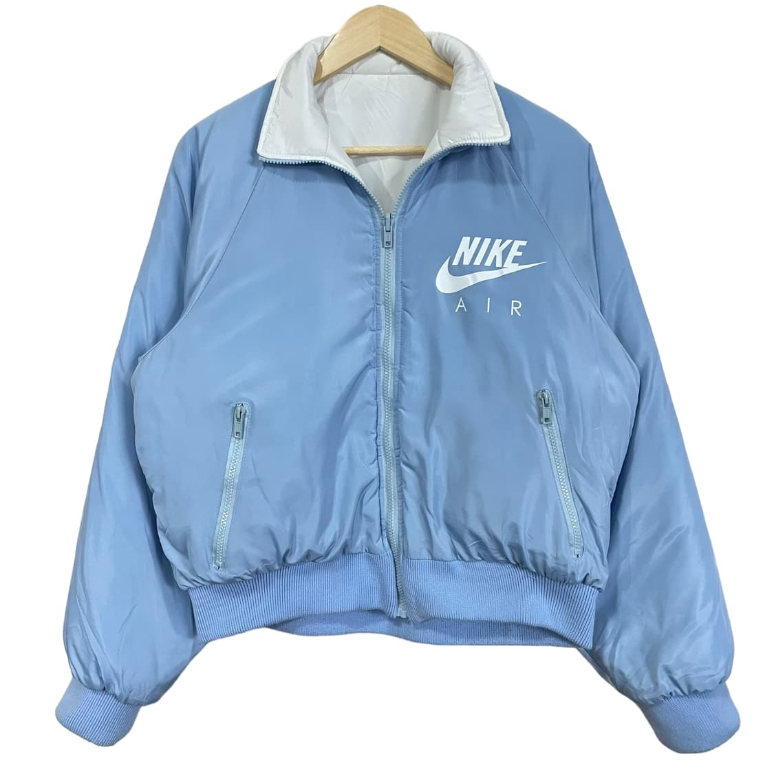 나이키 대장급 리버시블 흰색 하늘색 패딩 L 상품이미지8