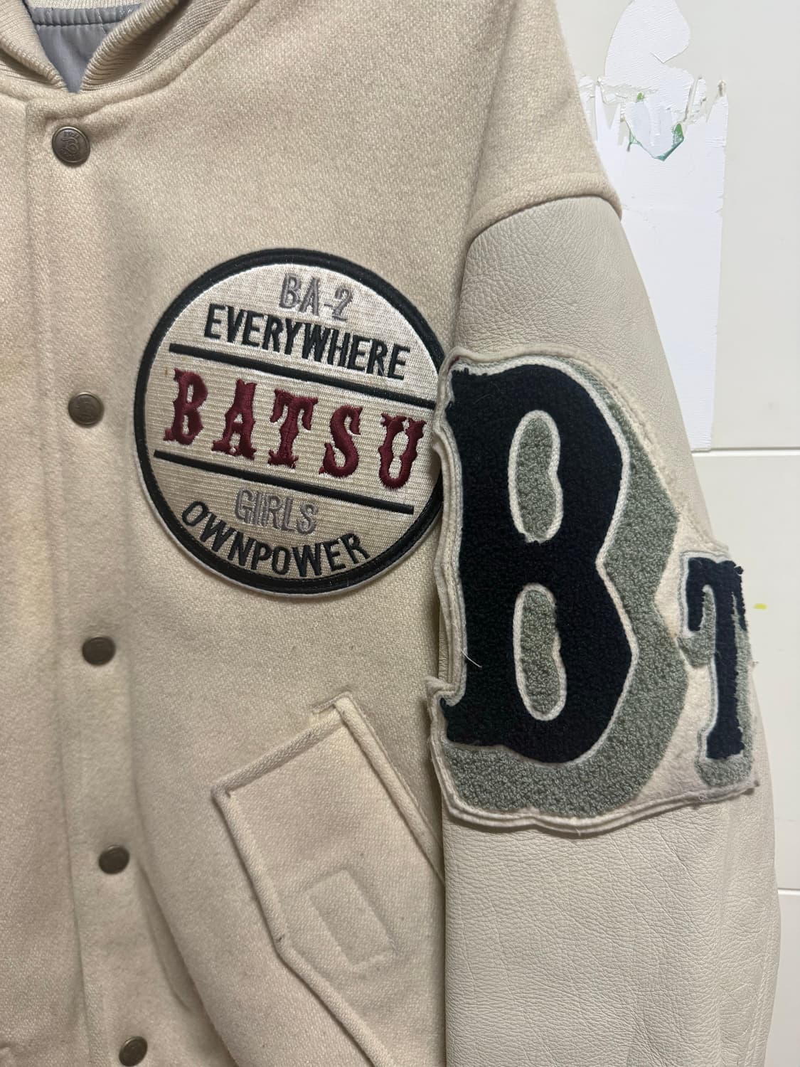 batsu 올드스쿨 바시티자켓   상품이미지3