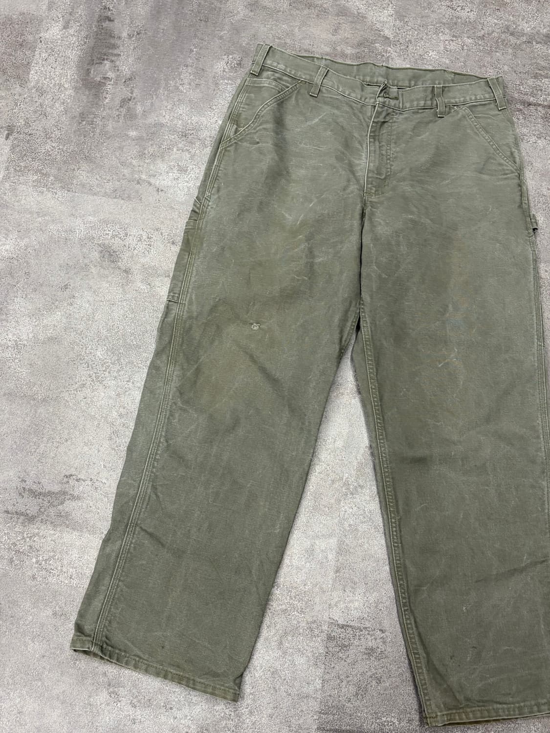 칼하트 모스그린 mos 카펜터 팬츠 상품이미지2