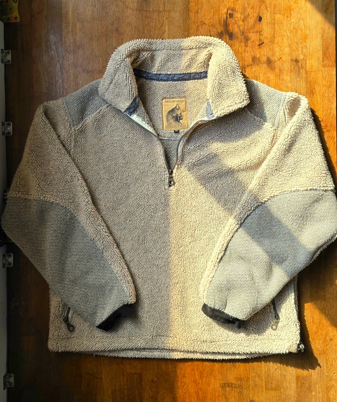 레어) USA 미국 빈티지 플리스 리리 지퍼 사용 Made In USA 상품이미지1