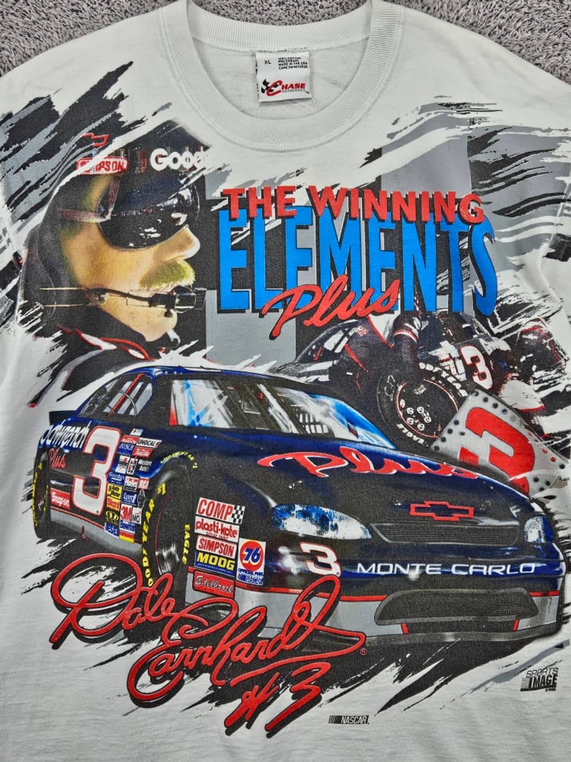 1988 체이스 어센틱 레이싱 반팔 티셔츠 ( XL ) / 11867 상품이미지5