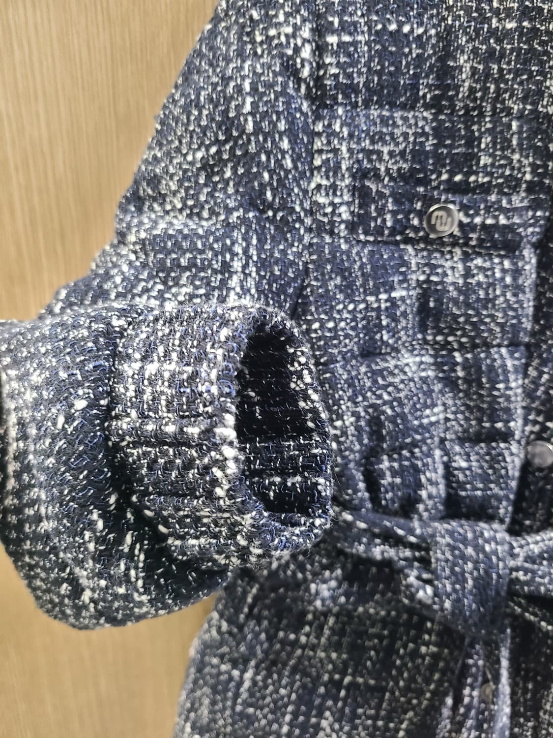 마쥬 트위드 밸티드  패딩 자켓 38 상품이미지4