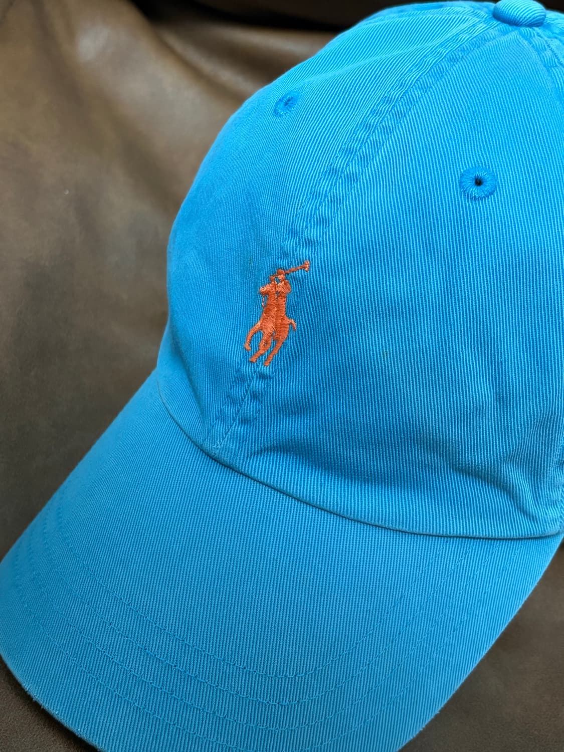 90s 폴로 랄프로렌 레더 스트랩 볼캡 상품이미지2