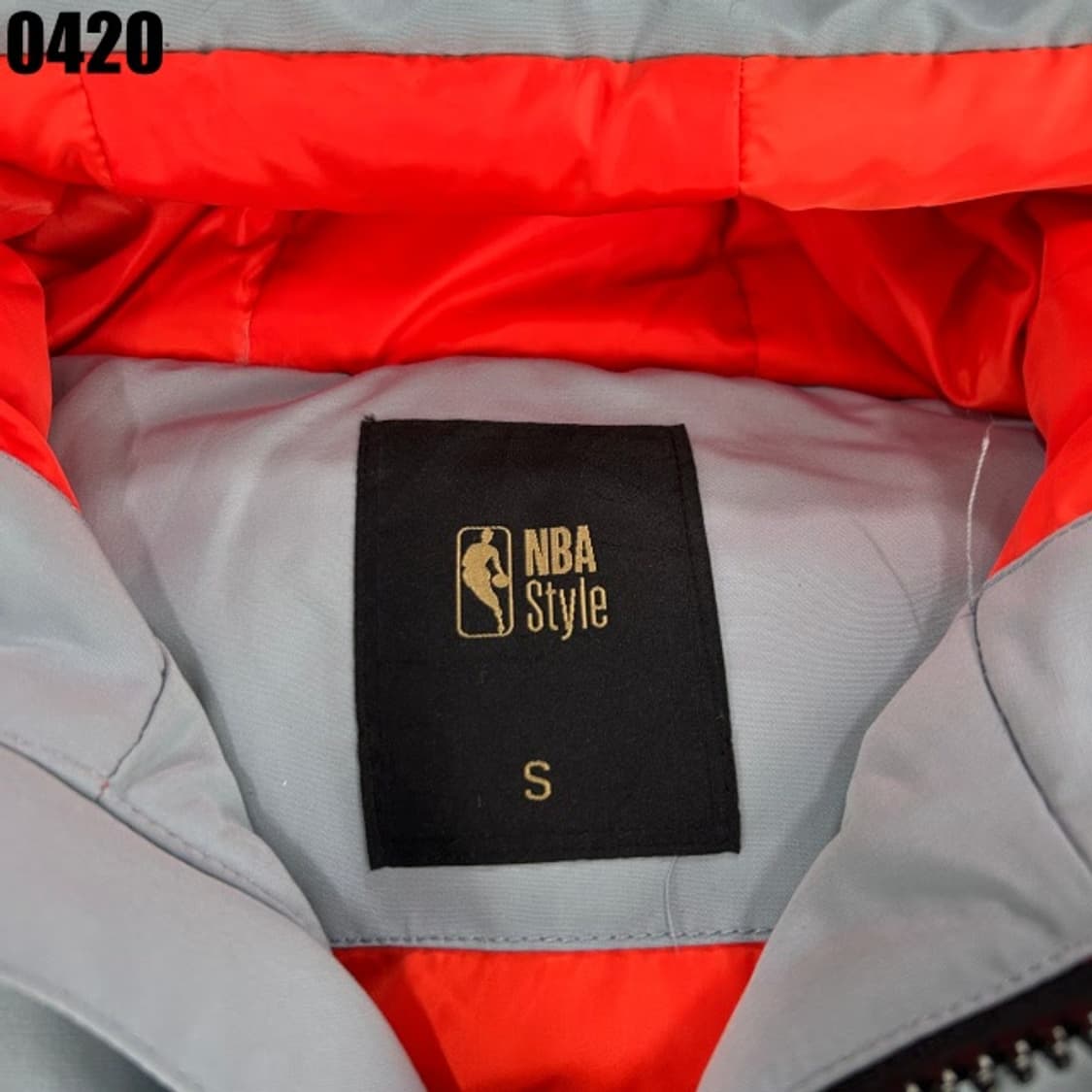 NBA 패딩 점퍼 하늘색 후드 s 상품이미지2