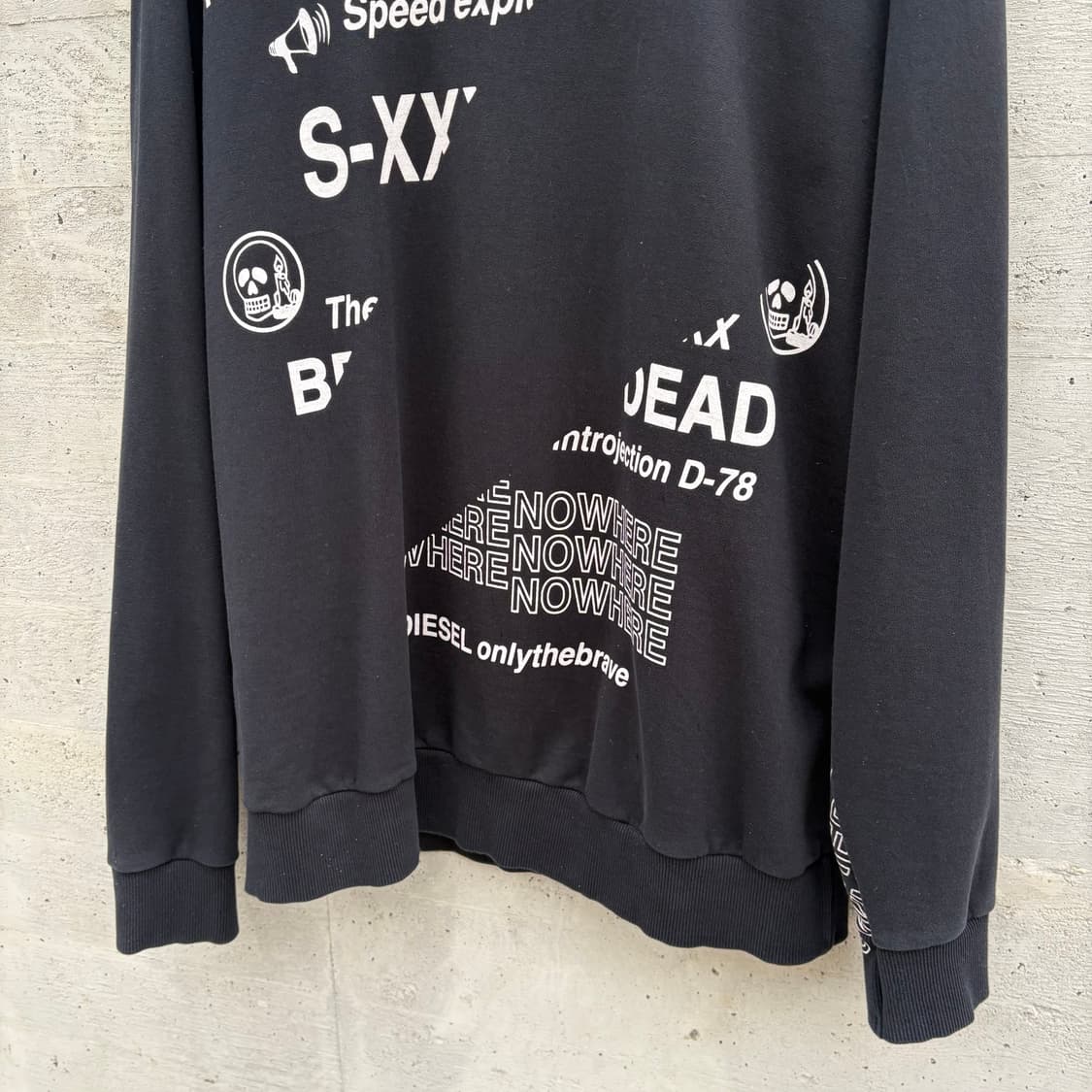 디젤 “S-Girk Folded” 스웻셔츠 상품이미지3