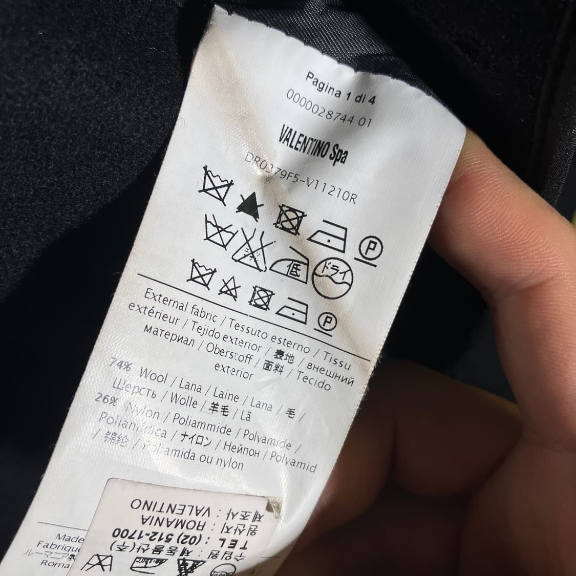 88-170)레드발렌티노 모직 울 코트 상품이미지6